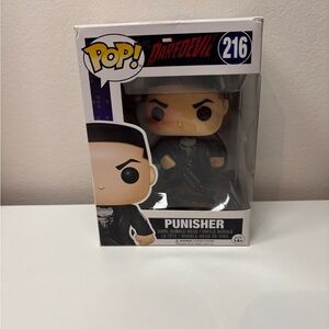 Funko Pop! Daredevil 216 Punisher Vinyl Figure - Black and White